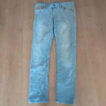 H&M 34인치 &DENIM 라이트 블루 슬림 데님