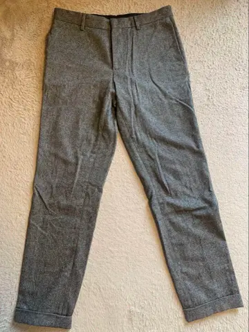 COS 울 슬랙스 그레이