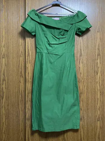pinup closet 마티니 원피스 그린 모토 스즈키 씨