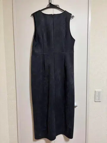 ZARA 다크 그레이 V넥 원피스 L