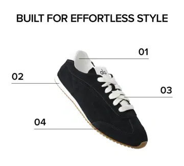 alo sunset sneaker 블랙