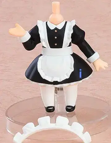 넨도로이드모아 옷 갈아입히기 메이드 미니 스커트 블랙