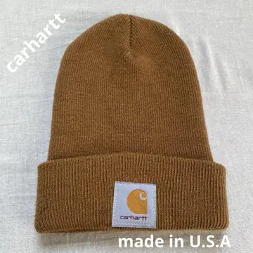 USA제 carhartt 비니 니트 모자 카멜