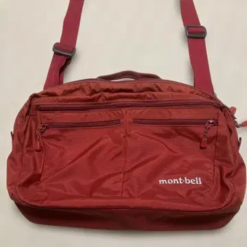 mont-bell 숄더백 빨간색 중형