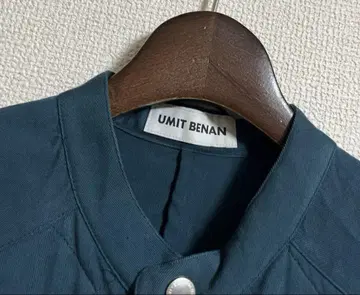 UMIT BENAN 우미트 베난 퀼팅 밴드 카라 셔츠