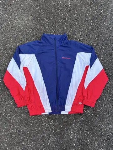 Dickies 나일론 자켓 L 네이비/레드