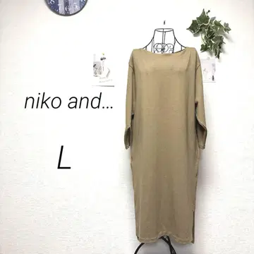 10187 niko and - 니코앤드 롱 원피스 L 레이온 혼방