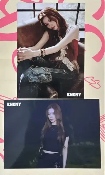 ENEMY 랜덤 트레이딩 카드 사나