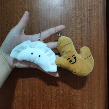 봉제 인형 키링 교자와 생강