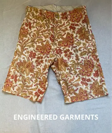 ENGINEERED GARMENTS 하프 팬츠 올 패턴 꽃무늬