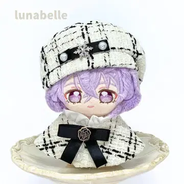 10~12cm 트위드 셋업 화이트  의류 앙스타 이츠누이