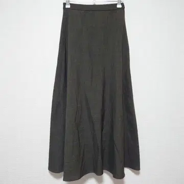 어반 리서치 라보 플레어 롱 스커트 브라운 브라운