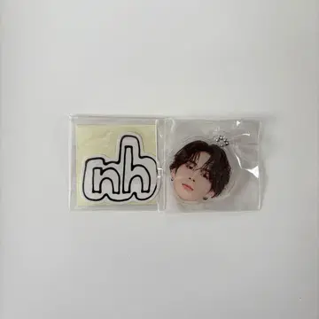 INI XQUARE 니시 히로토 가챠 얼굴 아크릴 키링 스티커 씰