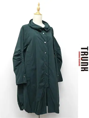 Z091/TRUNK HIROKO KOSHINO 스프링 코트 38 그린