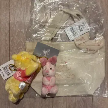 디즈니 곰돌이 푸 토트백 키링