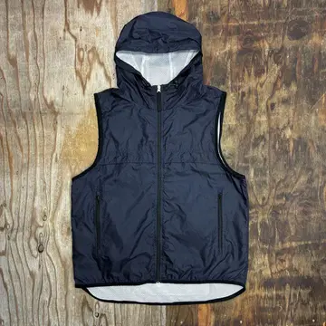 90s GAP 나일론 후드 지퍼 베스트 VINTAGE 게임 포켓