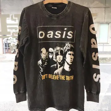 오아시스 oasis L 밴딩T셔츠 롱T .