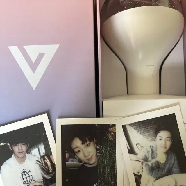 세븐틴 응원봉 + 포토카드