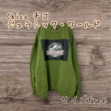 Chico 치코 쥬라기 월드 오버 사이즈 맨투맨 F