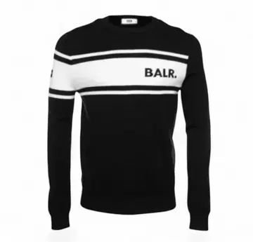 [ 새상품급 ] BALR. 로고 니트 스웨터 상의 L