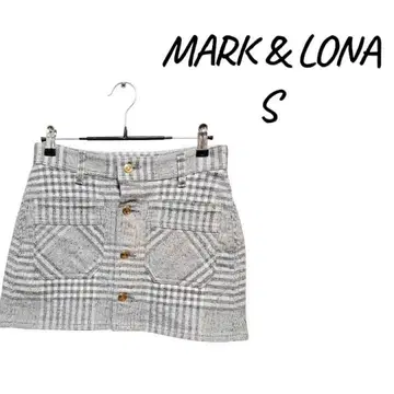 MARK & LONA 체크 무늬 스커트 S