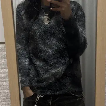 샤기 니트 남성용