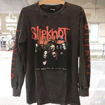 슬립낫 Slipknot L 밴드 롱슬리브 티셔츠