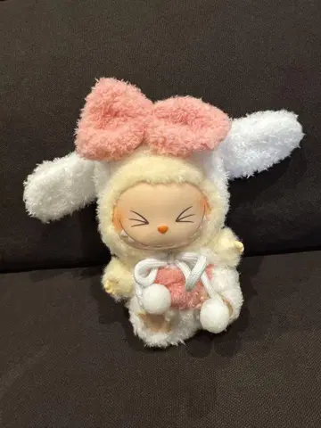 미사용 새상품 LABUBU 라부부 토끼 코스튬 코스튬 복슬복슬