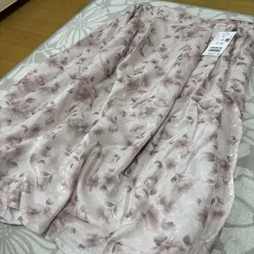 [ 청순 스타일 ] [ 빅 사이즈 ] 꽃무늬 롱 스커트 핑크 계열 3L