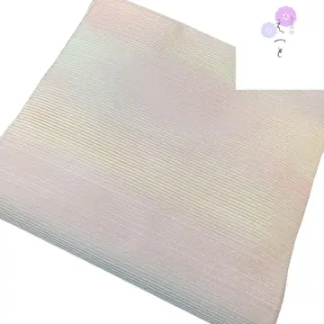 나고야 오비 캐주얼 여름 오비 그라데이션 핑크 그린