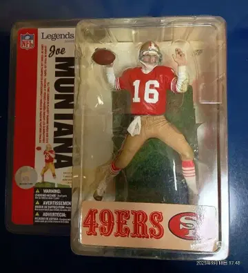 NFL 조 몬태나 49ERS 피규어