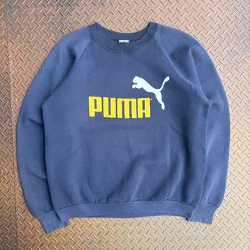 80-90s PUMA 로고 맨투맨 USA제 래글런 스피도캣