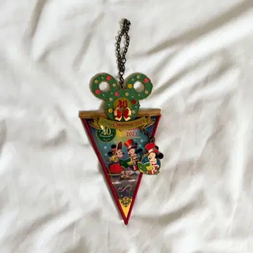 디즈니 크리스마스 가랜드 40주년 키링