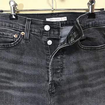 Levi's Wedge Straight 데님 28 사이즈 다크 그레이