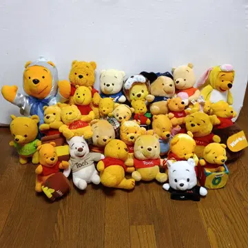 푸우 봉제 인형 묶음 판매 25개 이상