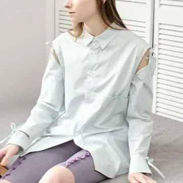 스도크 ribbon everywhere shirt 라이트 그린