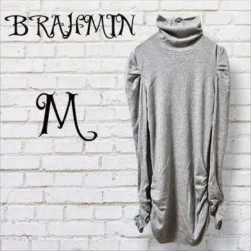 새상품급 BRAHMIN 브라민 그레이 터틀넥 롱T셔츠