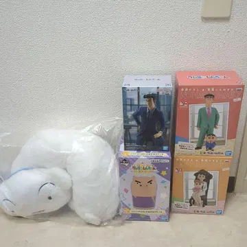 짱구는 못말려(크레용 신짱) 노하라 일가 가족 사진 피규어 세트