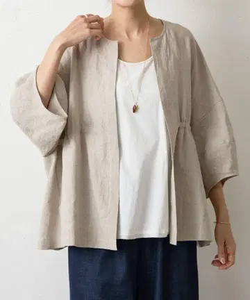 비어즐리 린넨 겉옷