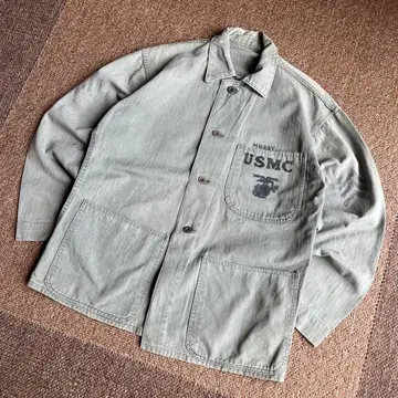 40s USMC P47 실물 스텐실 헤링본 HBT P41
