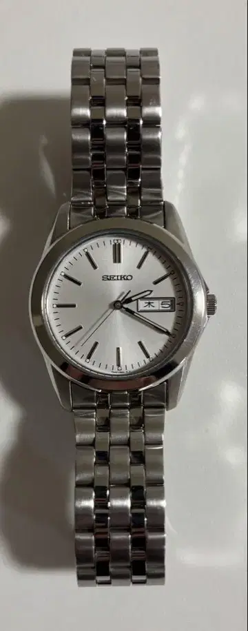 SEIKO 쿼츠 손목시계 실버