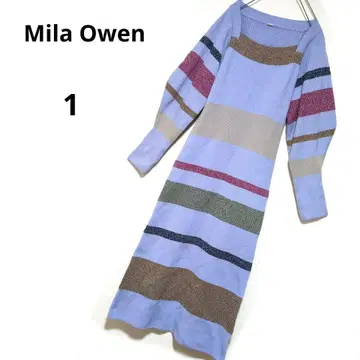 미라 오웬 소매 볼륨 꽈배기 니트 원피스 니트 원피스