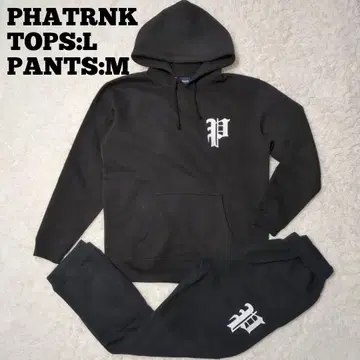 PHATRNK 상하의 세트 셋업 후드티 L 스웨트 팬츠 M 블랙