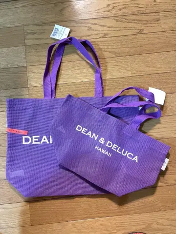 DEAN&DELUCA 하와이 한정 2025년 한정 컬러 메쉬 토트 S&L