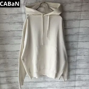 CABaN 캐시미어 혼방 후드티 화이트
