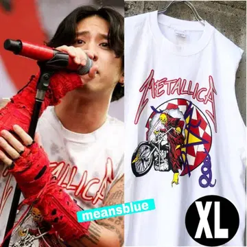 XL 반팔 94 mettalica worldtour 티셔츠