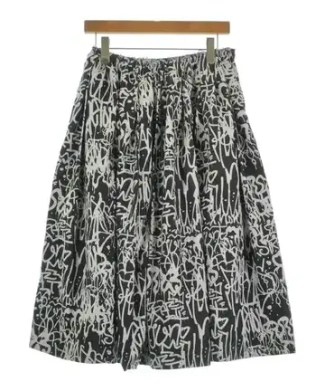 BLACK COMME des GARCONS 롱 맥시 길이 스커트 여성용