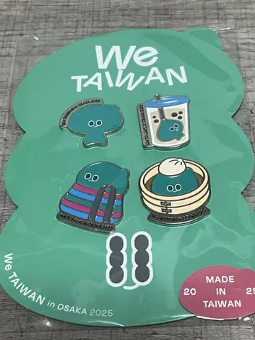 We TAIWAN 핀 배지 세트 2025