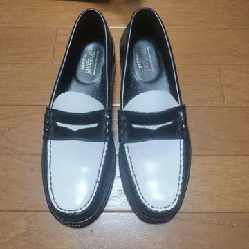 WEejuns 로퍼 7/8/41 화이트/블랙 G.H.Bass