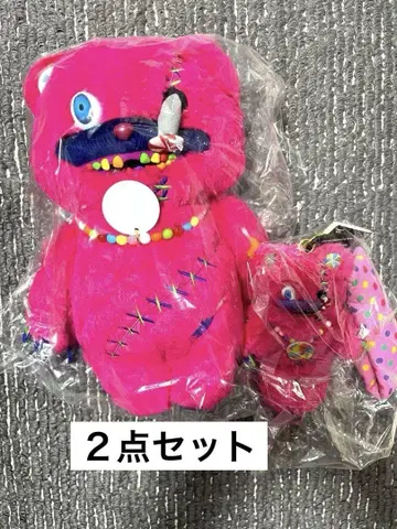 2개 세트 USJ 해피 쿠키 캠페인 곰 봉제 인형 키체인